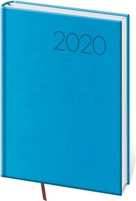 Diář denní A5 Print - světle modrá 2020 - obrázek 1