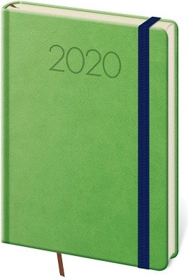 Diář týdenní A5 New Praga - zelená 2020 - obrázek 1