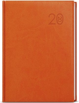 Denní diář - David - vivella - A5 - oranžová 2020 - obrázek 1