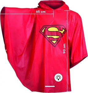 Školní batoh s pončem Superman – ORIGINAL - obrázek 2