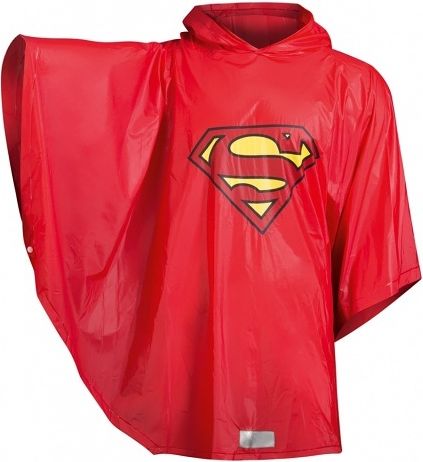 Školní batoh s pončem Superman – ORIGINAL - obrázek 3