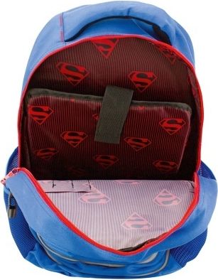 Školní batoh s pončem Superman – ORIGINAL - obrázek 5