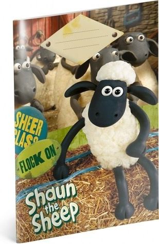 Školní sešit Ovečka Shaun, A5, 20 listů, linkovaný - obrázek 1