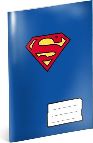 Školní sešit Superman – Heart, A5, 40 listů, linkovaný - obrázek 1