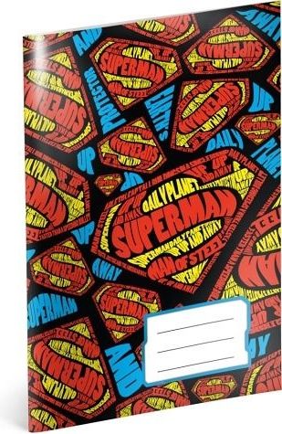 Školní sešit Superman – Shapes, A5, 40 listů, nelinkovaný - obrázek 1