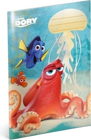 Školní sešit Hledá se Dory – Hank, A5, 40 listů, linkovaný - obrázek 1
