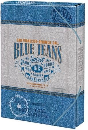 Box na sešity A4 Blue jeans - obrázek 1