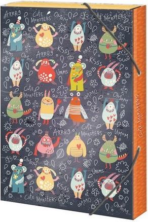 Box na sešity A4 Cute Monsters - obrázek 1