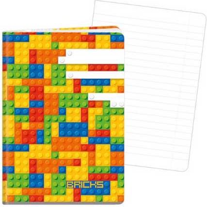 Sešit A5 40 listů Colour bricks linka - obrázek 1