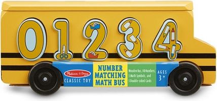 Melissa & Doug přiřazování čísel s matematickým autobusem - obrázek 3