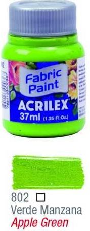 Barva na textil Apple Green 37ml 802 - obrázek 1