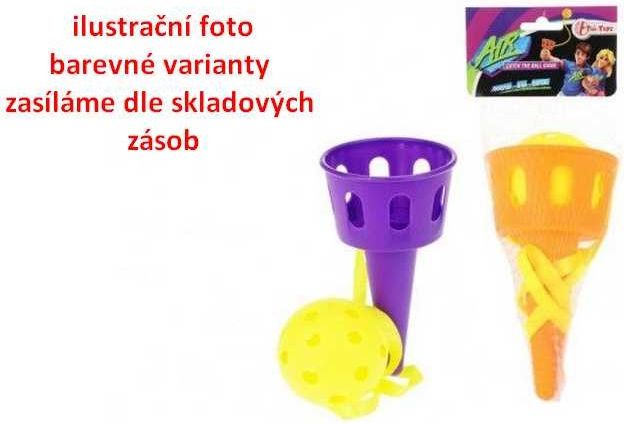 Hra Catch ball s míčkem plast 16cm - obrázek 1