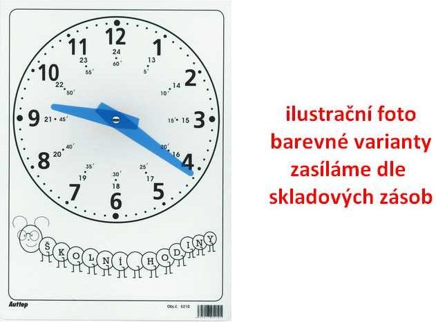 Školní hodiny české A4 - obrázek 1