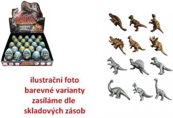 Sliz hmota vejce dinosaurus 7cm - obrázek 1