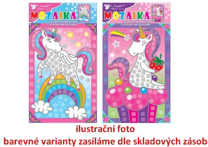 Mozaika s prostorovými dílky jednorožec - obrázek 1