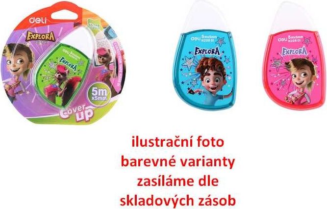 Korekční strojek 5mmx5m EXPLORA DELI - obrázek 1