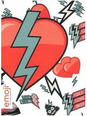 Blok A7 Emoji Hearts - obrázek 1