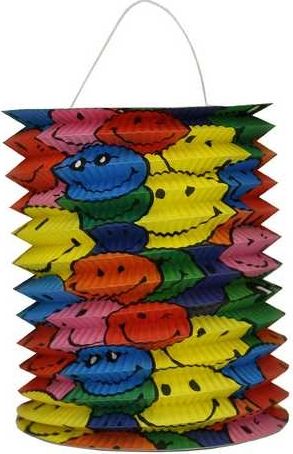 Lampion 15cm válec Smile - obrázek 1