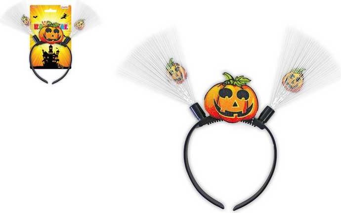 Čelenka halloween dětská se světlem - obrázek 1