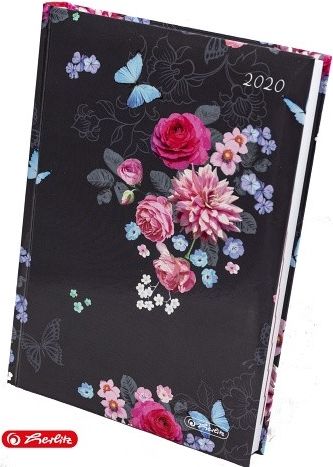Herlitz Diář denní A5 Květy 2020, 15 x 21 cm - obrázek 1