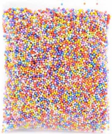 Polystyren kuličky barevné mix 2-4mm 8g - obrázek 1