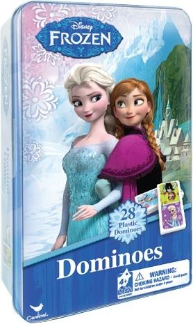Spin Master Frozen 2 domino v plechové krabičce - obrázek 1