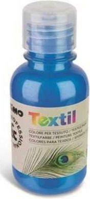 Barva na textil, 125ml, metal modrá - obrázek 1