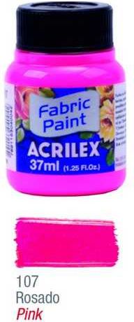 Barva na textil 37ml Fluorescent 107 Pink - obrázek 1