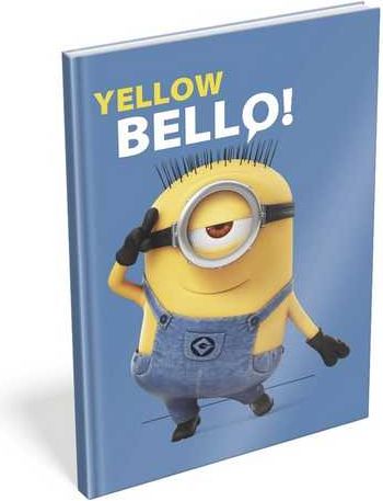 Záznamní kniha Lizzy A5 čistá Minions Stripe - obrázek 1