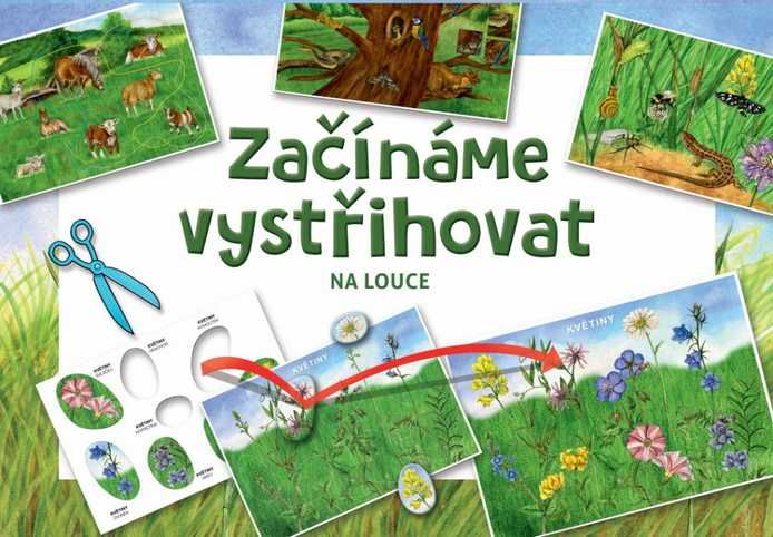Začínáme vystřihovat - Na louce - obrázek 1