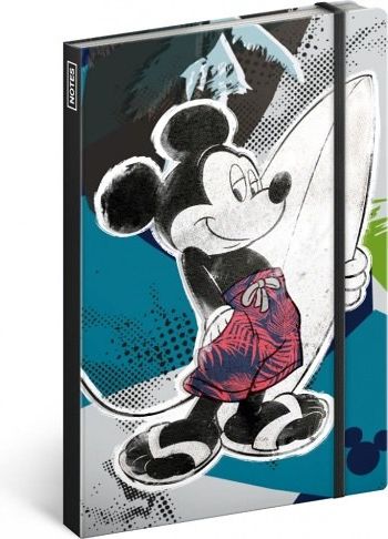 Notes Mickey, linkovaný, 13 × 21 cm - obrázek 1