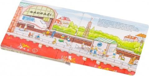 DOPRAVA NAD A POD ZEMÍ – Velkoformátová rozkládací kniha - obrázek 3