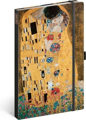 Notes Gustav Klimt linkovaný, 13 × 21 cm - obrázek 1