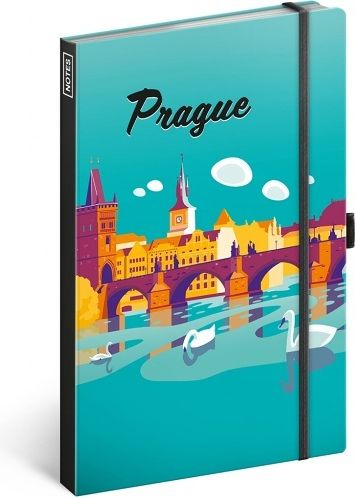 Notes Praha linkovaný, 13 × 21 cm - obrázek 1