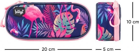 BAAGL Penál etue kompakt Flamingo - obrázek 2