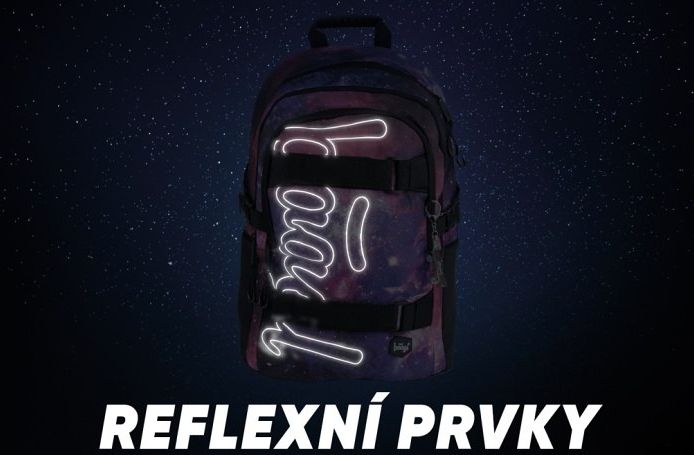 BAAGL Školní batoh Skate Galaxy - obrázek 5