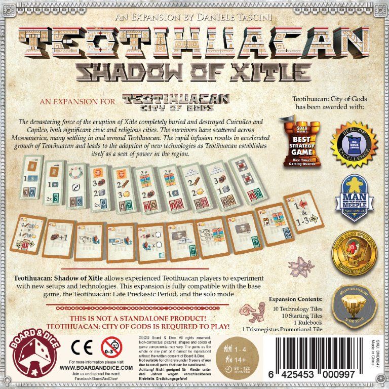 Board&Dice Teotihuacan: Shadow of Xitle - obrázek 2