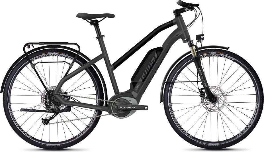 Ghost Square Trekking B1.8 Ladies 28" - model 2020 Titanium Gray / Jet Black / Iridium Silver - L (22,5") - obrázek 1