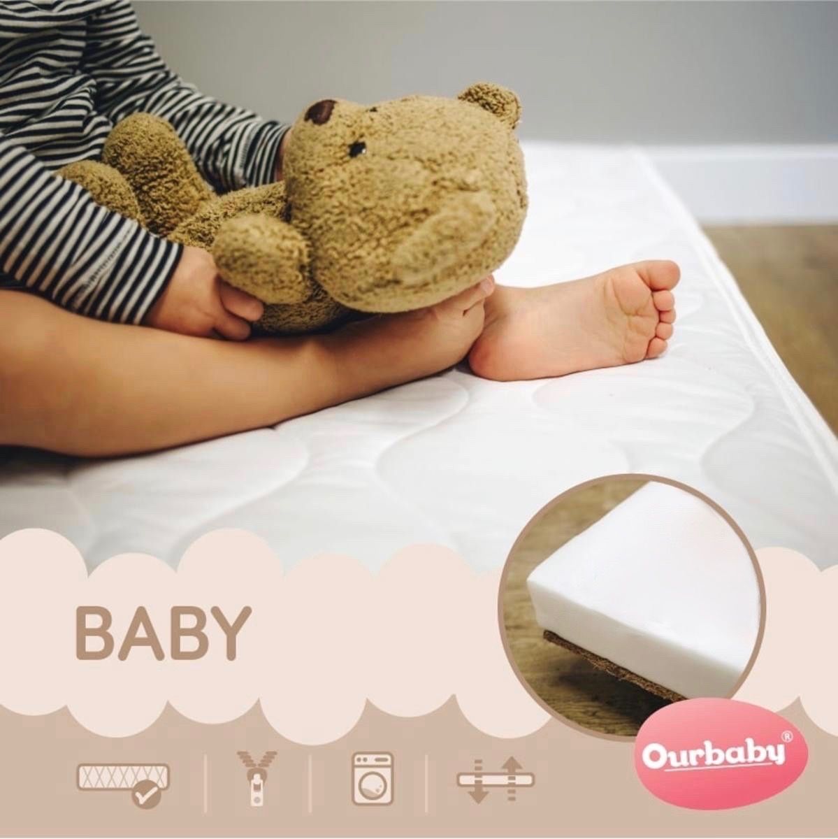 Matrace Ourbaby JUNIOR 130x70 cm - obrázek 1