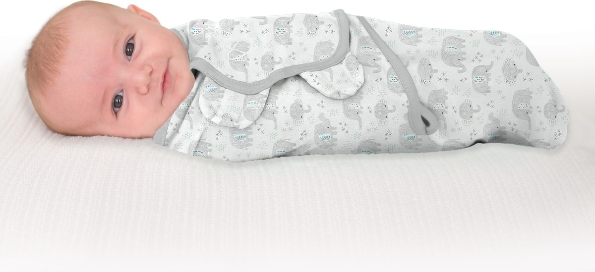 SwaddleMe - šedí sloníci Šedá Elephants - obrázek 2