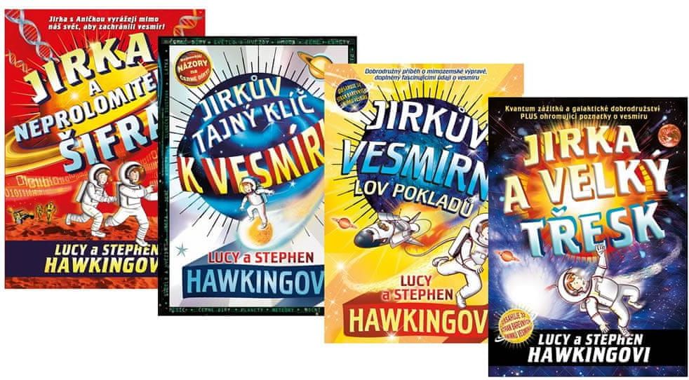 Hawkingovi Lucy a Stephen: Komplet Jirka a neprolomitelná šifra + Jirka a velký třesk + Jirkův vesmí - obrázek 1