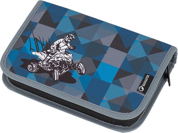 Bagmaster Klučičí školní penál GALAXY 7 F BLUE/BLACK/GREY - obrázek 1