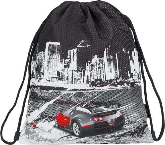 BAGMASTER SHOES LIM 9 B BLACK/WHITE/RED - obrázek 1