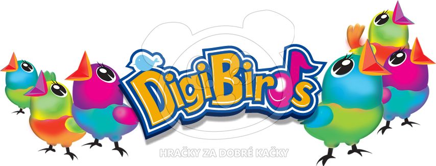 Zpívající ptáček DigiBirds s LED očima - červený - obrázek 2