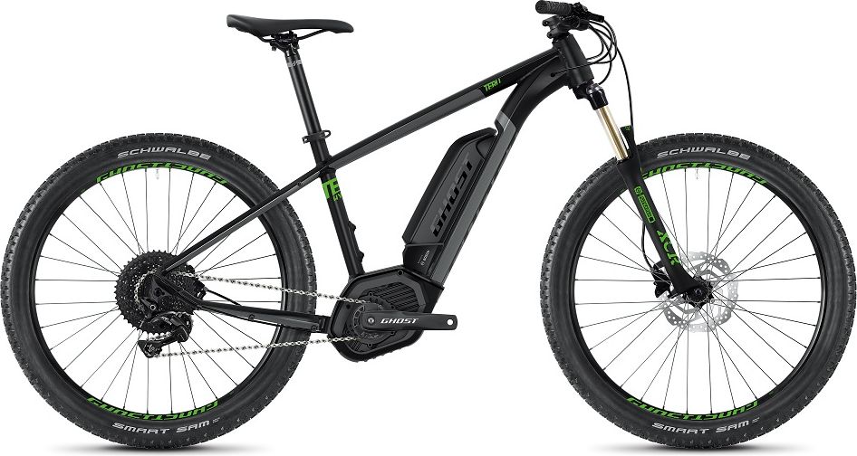 Ghost Teru B4.7+ 27,5" - model 2020 Jet Black / Urban Gray / Riot Green - XL (19,5") - obrázek 1