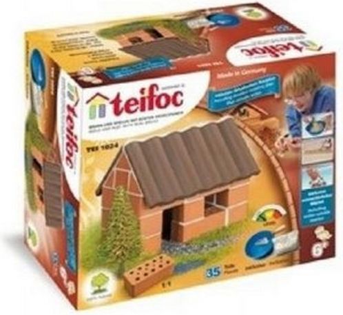 Stavebnice Teifoc Malý domek 35ks v krabici 18x15x8cm - obrázek 1