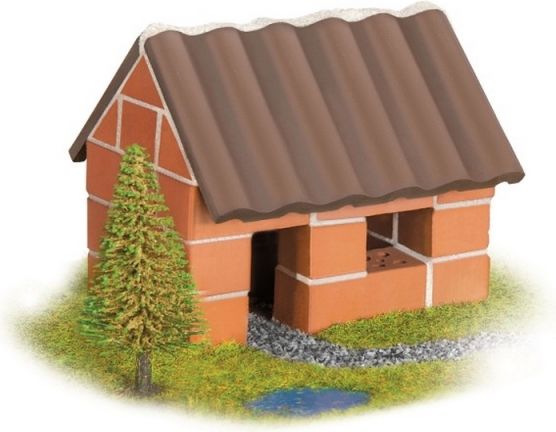 Stavebnice Teifoc Malý domek 35ks v krabici 18x15x8cm - obrázek 2
