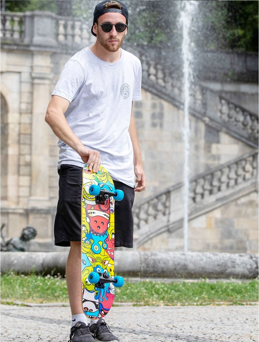 Skateboard SCHILDKROT Slider 31" - Monsters - obrázek 2