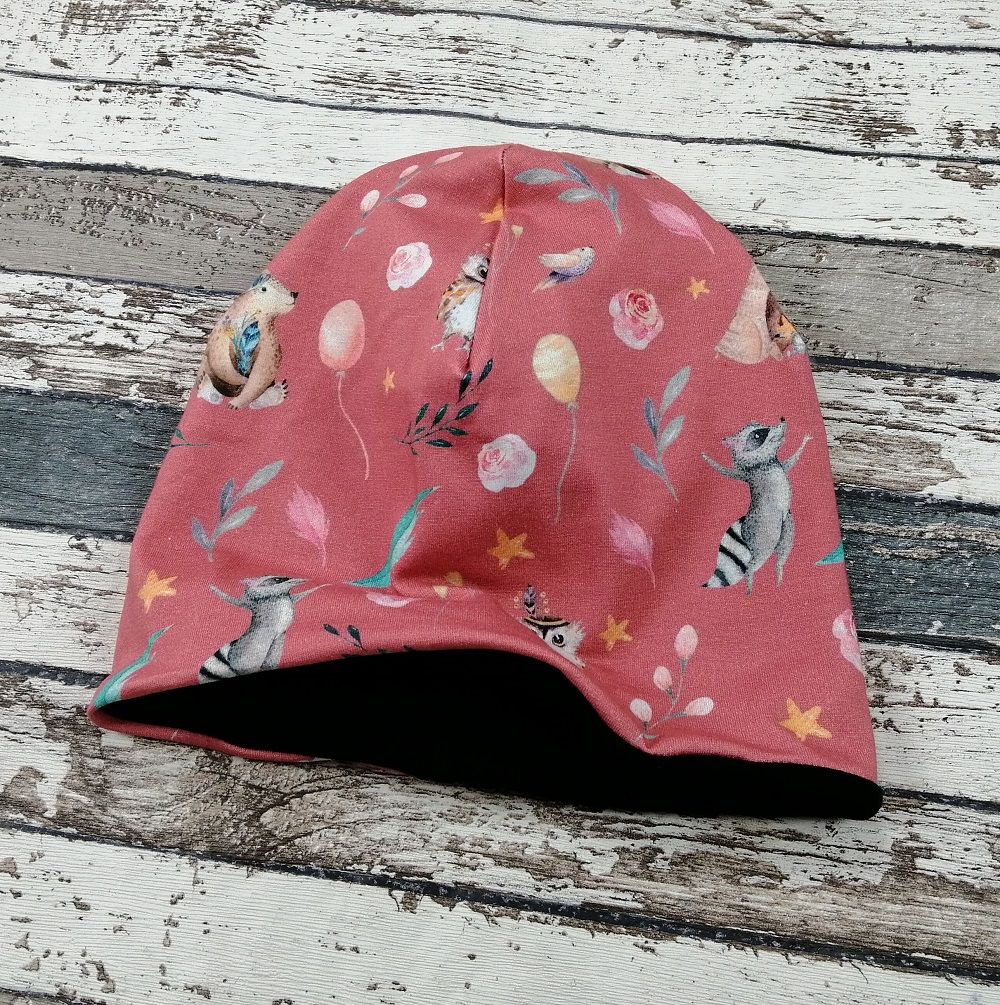 Šmoulí čepička Yháček, boho teepee starorůžové Velikost:: M - obrázek 1