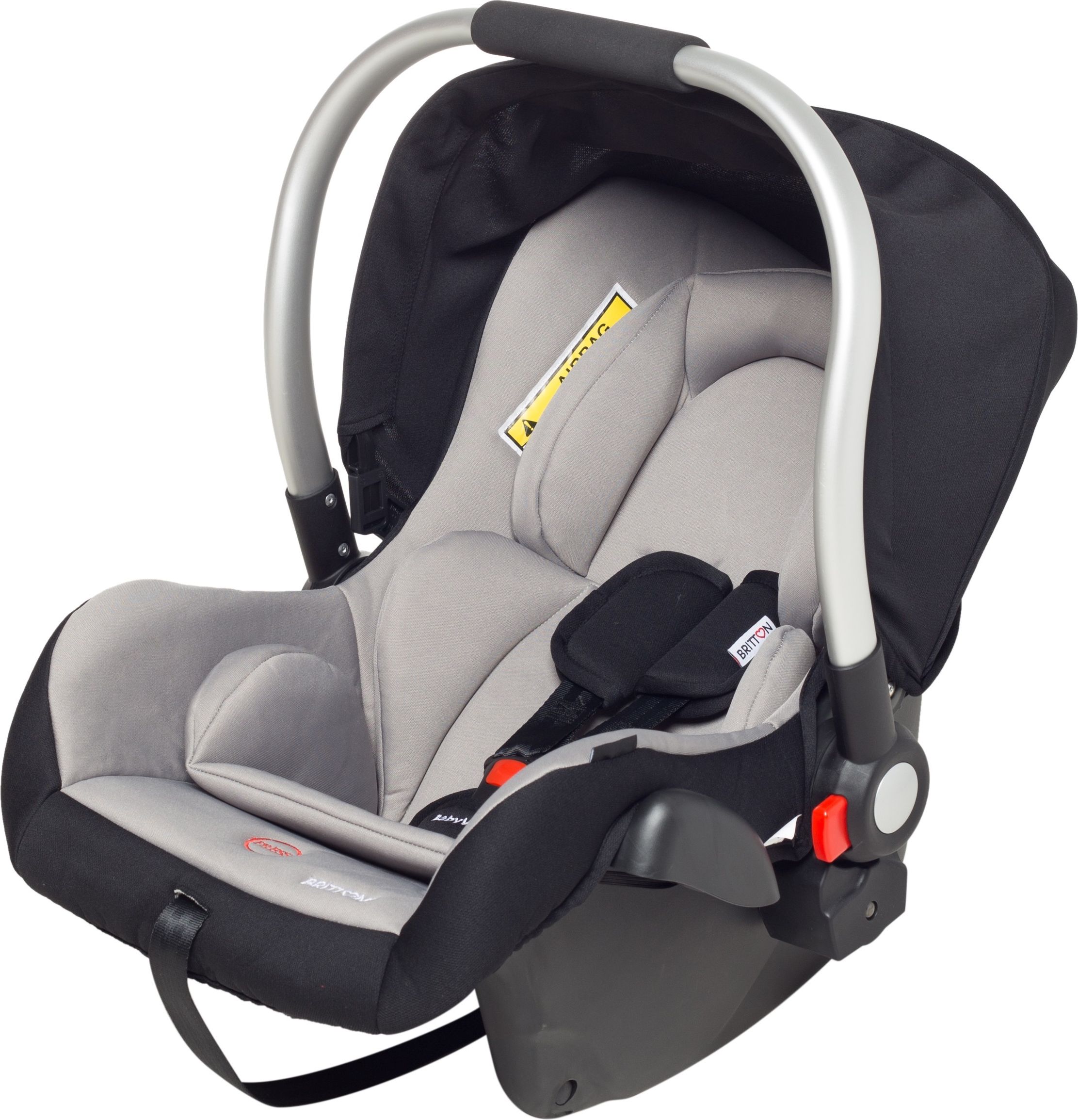 BRITTON Autosedačka BabyWay+(0-13kg) Barva: černá/ šedá - obrázek 1